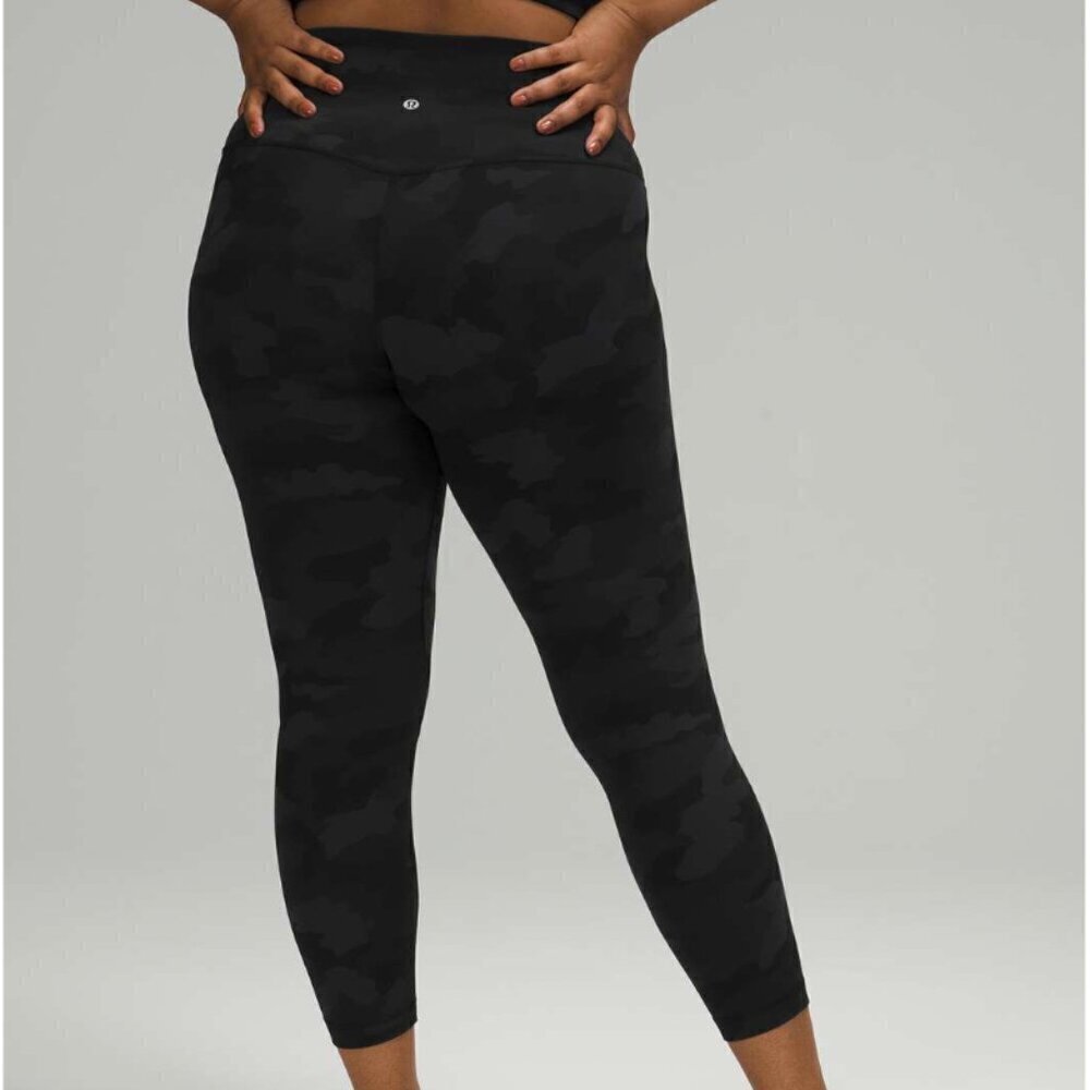 Lululemon Align Pant 25 Heritage Camo Deep Coal Multi Size 6